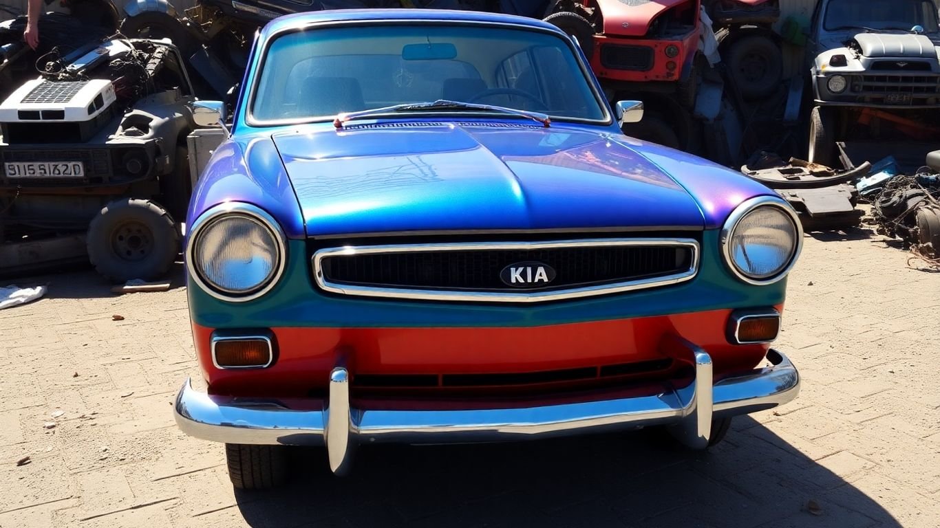From Wreckage to Revival: The Heartwarming Tale of a Kia Restored with Junkyard Treasures