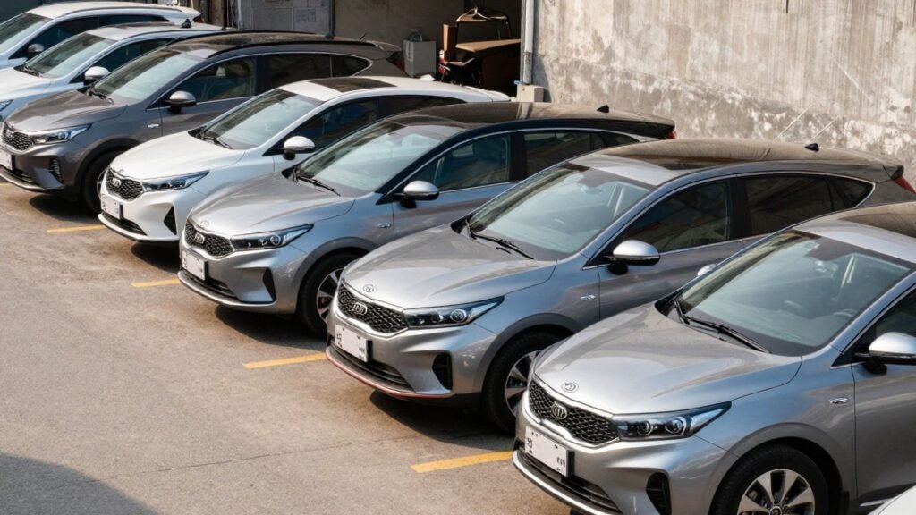 Kia car wreckers yard with used parts